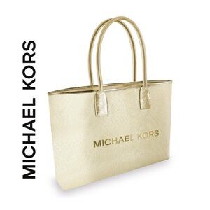Michael Kors gold tote